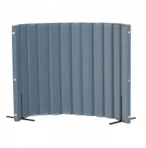 Quiet Divider® with Sound Sponge® 48″ x 6′ Wall - Slate Blue
